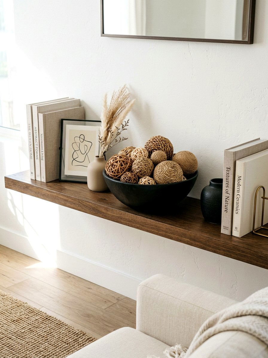 Rattan Sphere Arrangement - 25 Spring Bowl Filler Ideas