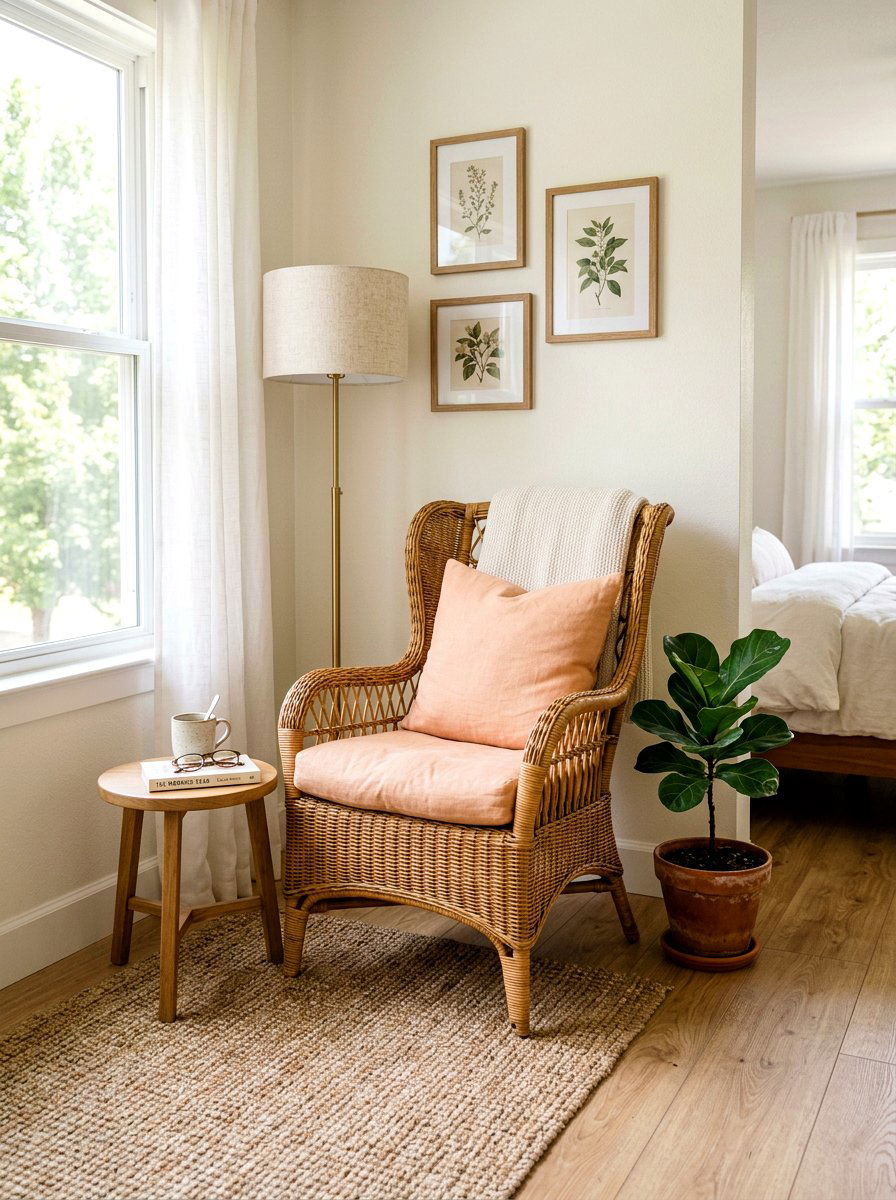 Rattan chair - 25 Spring Weaving Decor Ideas