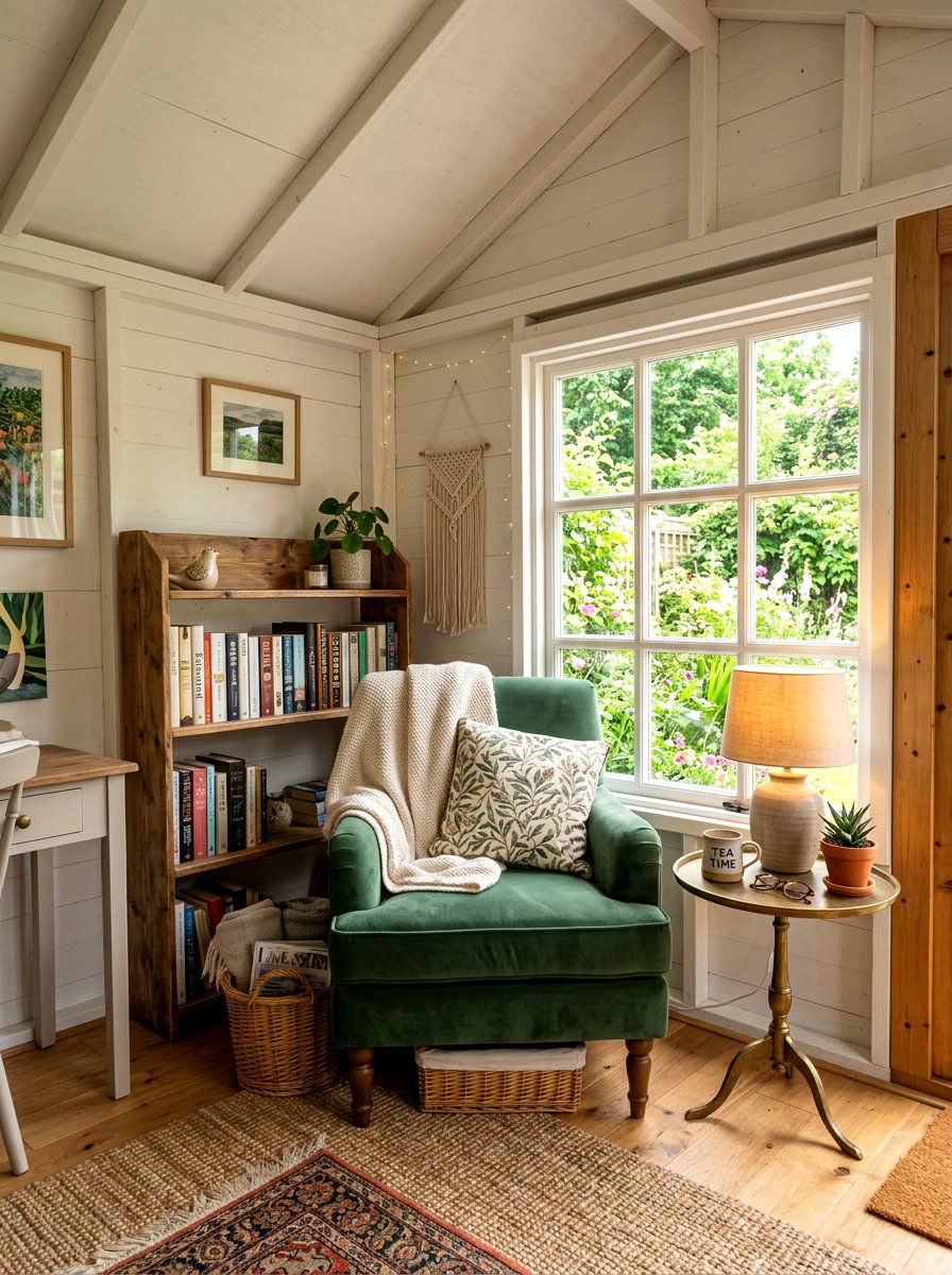 Reading Nook - 25 Spring She Shed Decor Ideas