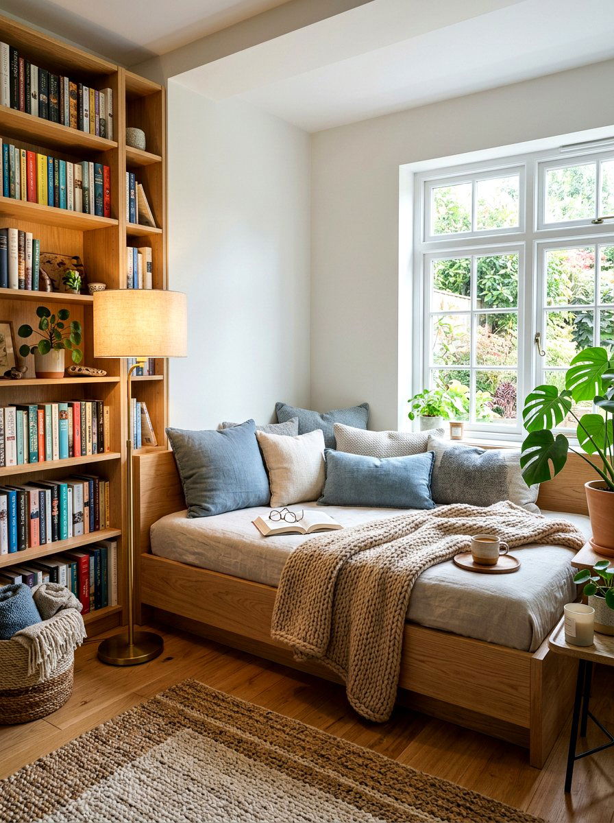 Reading Nook Daybed - 25 Spring Daybed Decor Ideas