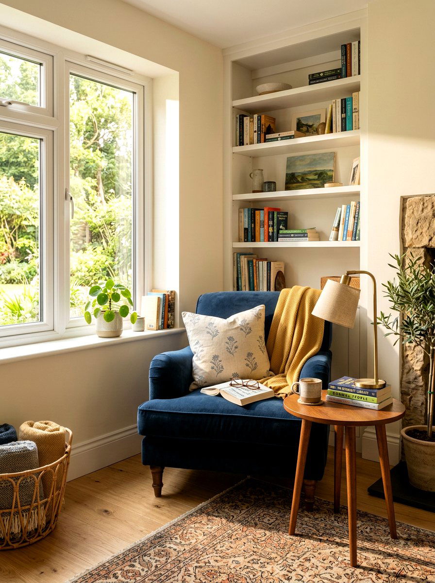 Reading Nook Setup - 25 Spring Refresh Ideas for Home