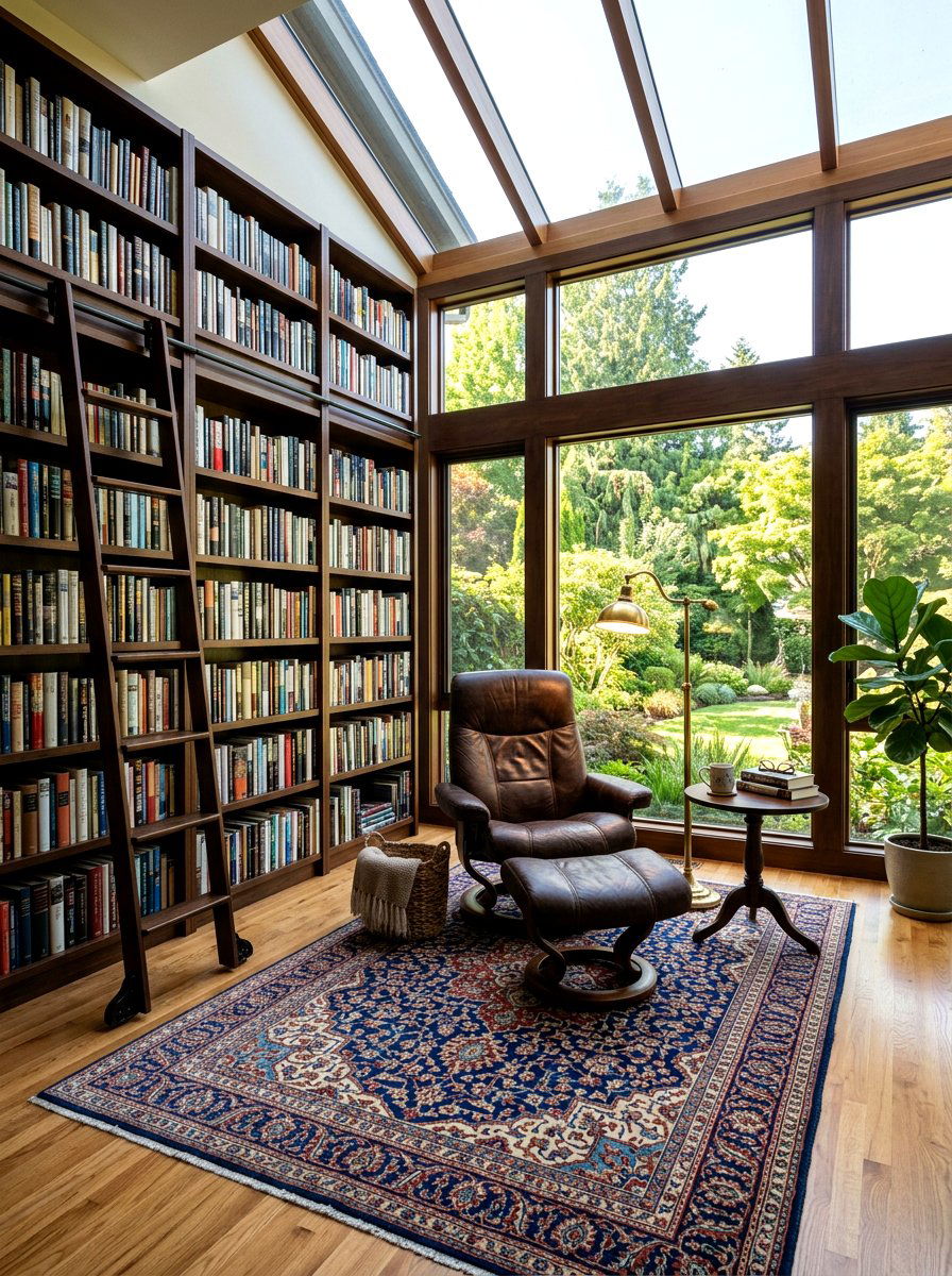 Reading Room Sunroom - 25 Spring Sunroom Spring Decor Ideas