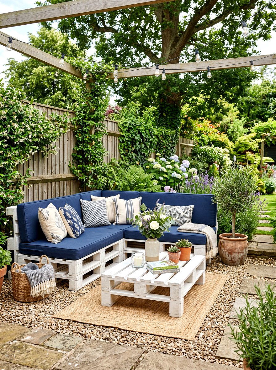 Recycled Pallet Furniture - 25 Spring Backyard Corner Decor Ideas