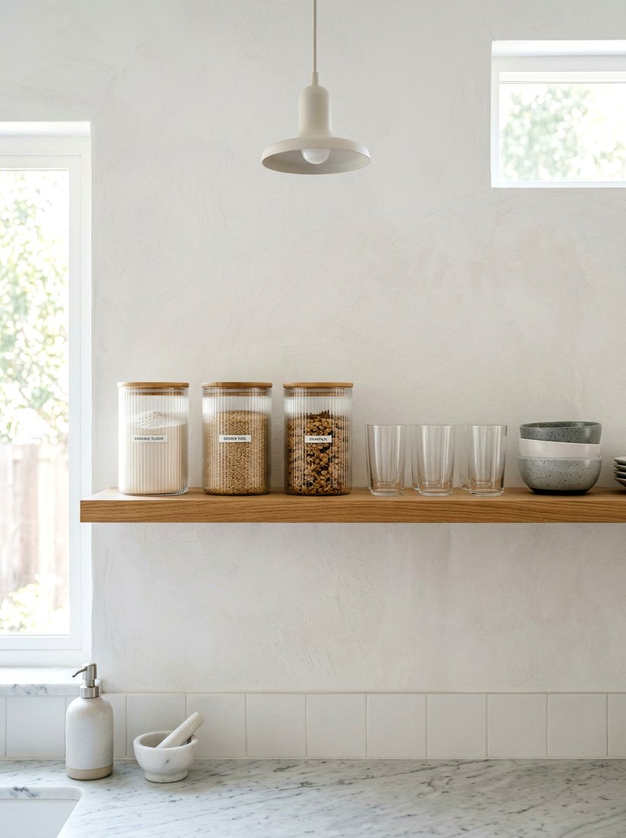 Ribbed Glass Storage Jars - 25 Spring Kitchen Canisters Ideas