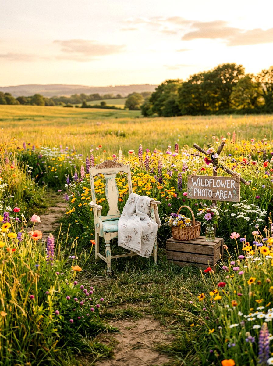 Ribbon Backdrop - 25 Spring Wedding Backdrop Ideas