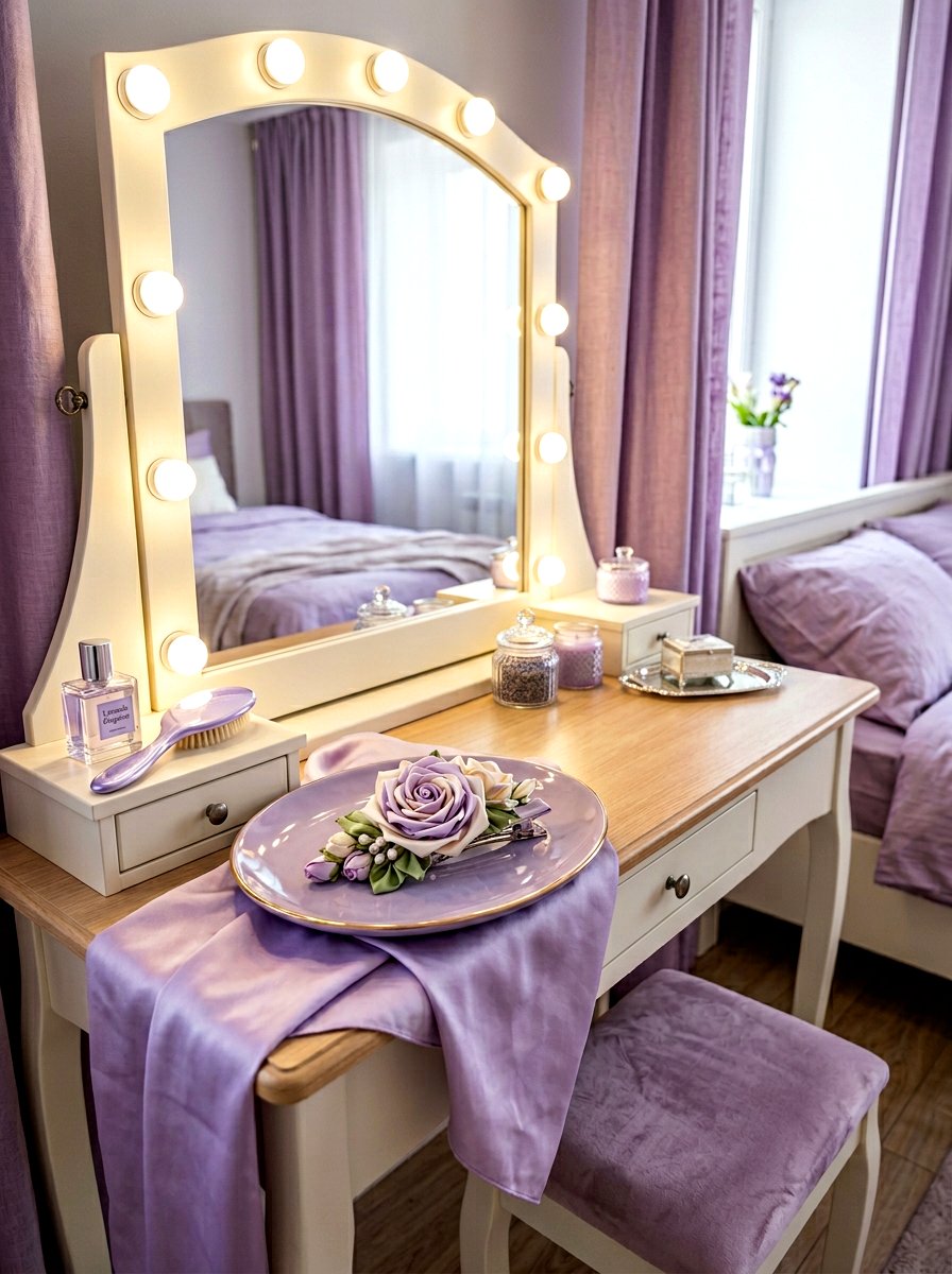 Ribbon Flower Hair Clip - 25 Spring Flower Craft Ideas