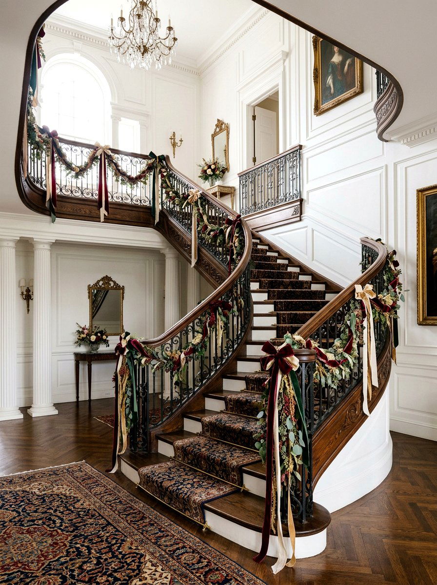 Ribbon Garland - 25 Spring Garland Craft Ideas