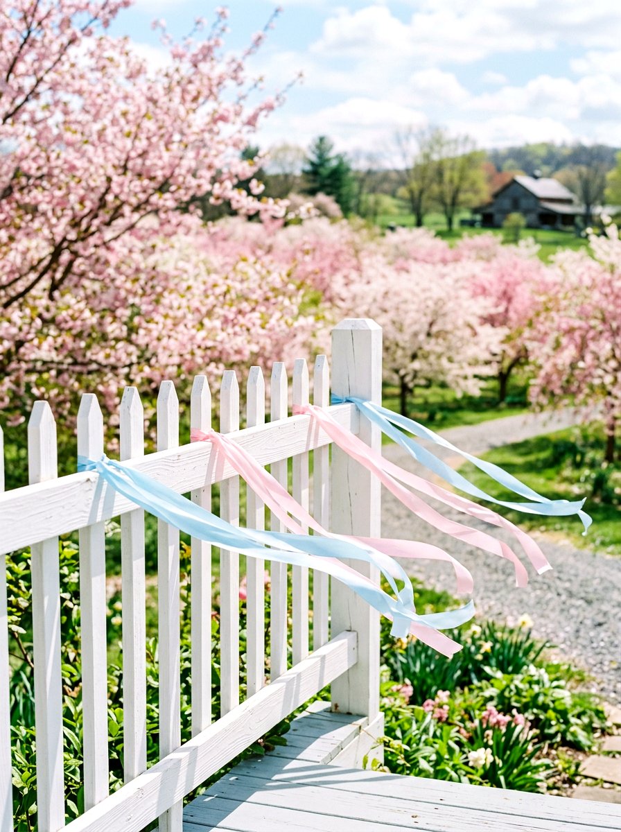 Ribbon for porch railing - 25 Spring Porch Railing Decor Ideas