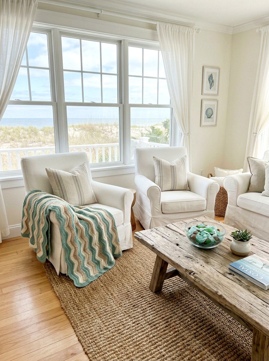 Ripple Stitch Spring Blanket - 25 Spring Crochet Throw Ideas