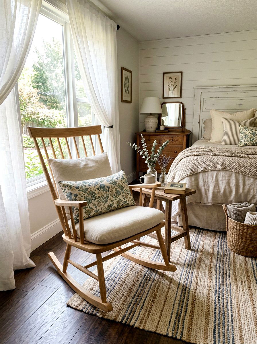 Rocking chair - 25 Spring Bedroom Chair Ideas