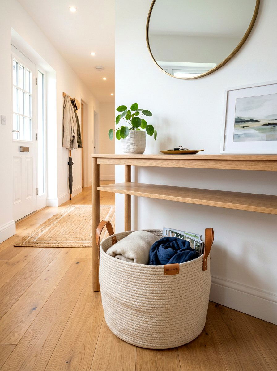 Rope Basket - 25 Spring DIY Decor Ideas