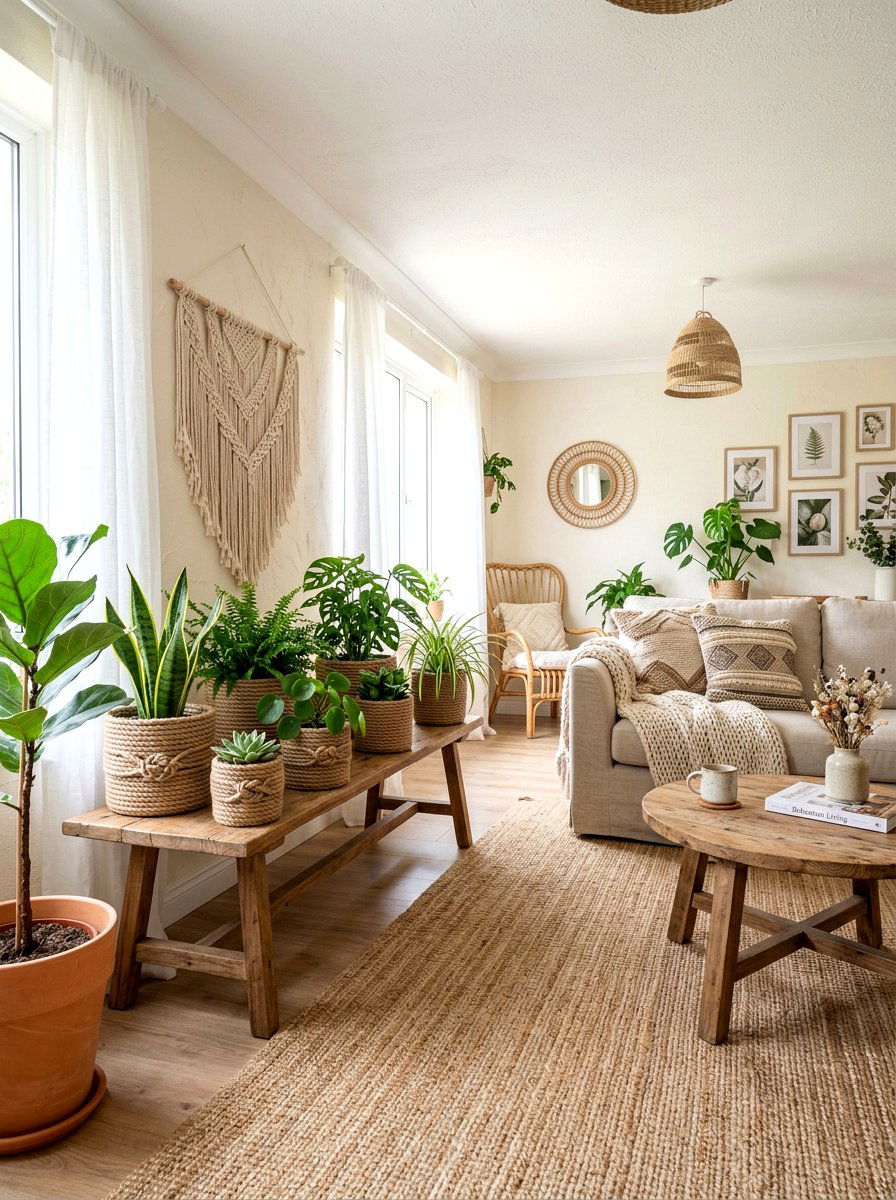 Rope wrapped garden pots - 25 Spring Terracotta Pot Craft Ideas