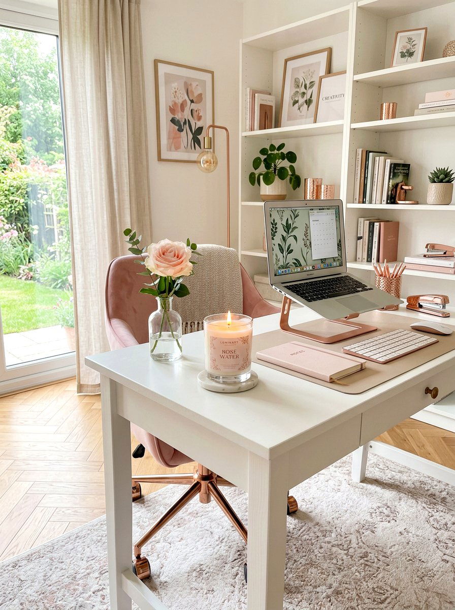 Rose water candle - 25 Spring Scented Candle Ideas