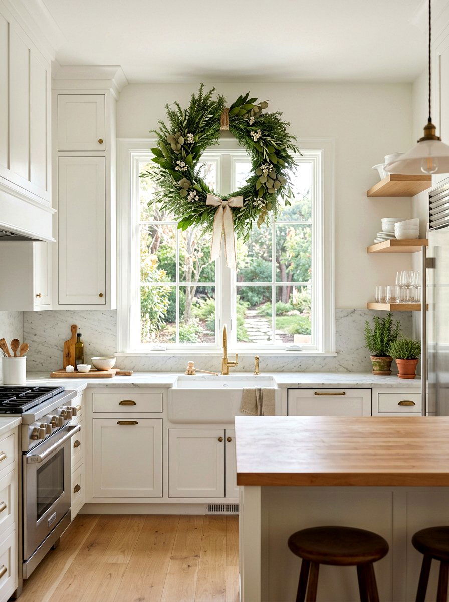 Rosemary Kitchen Wreath - 25 Spring Herb Wreath Ideas