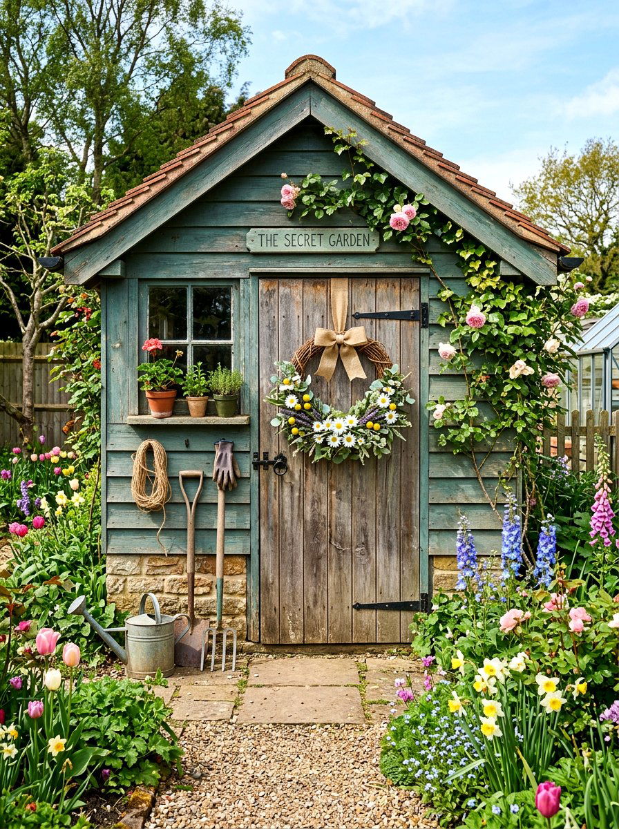 Rustic Daisy Twine - 25 Spring Daisy Wreath Ideas