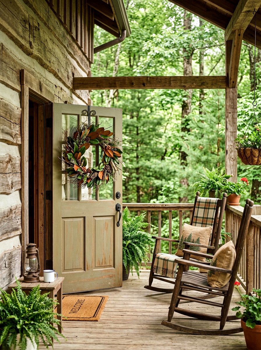 Rustic Magnolia Wreath - 25 Spring Magnolia Wreath Ideas