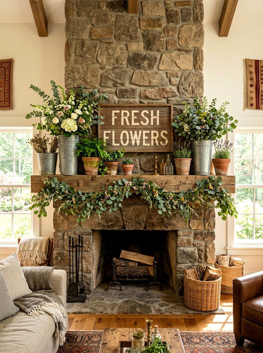 Rustic Reclaimed Wood Sign - 25 Spring DIY Sign Ideas