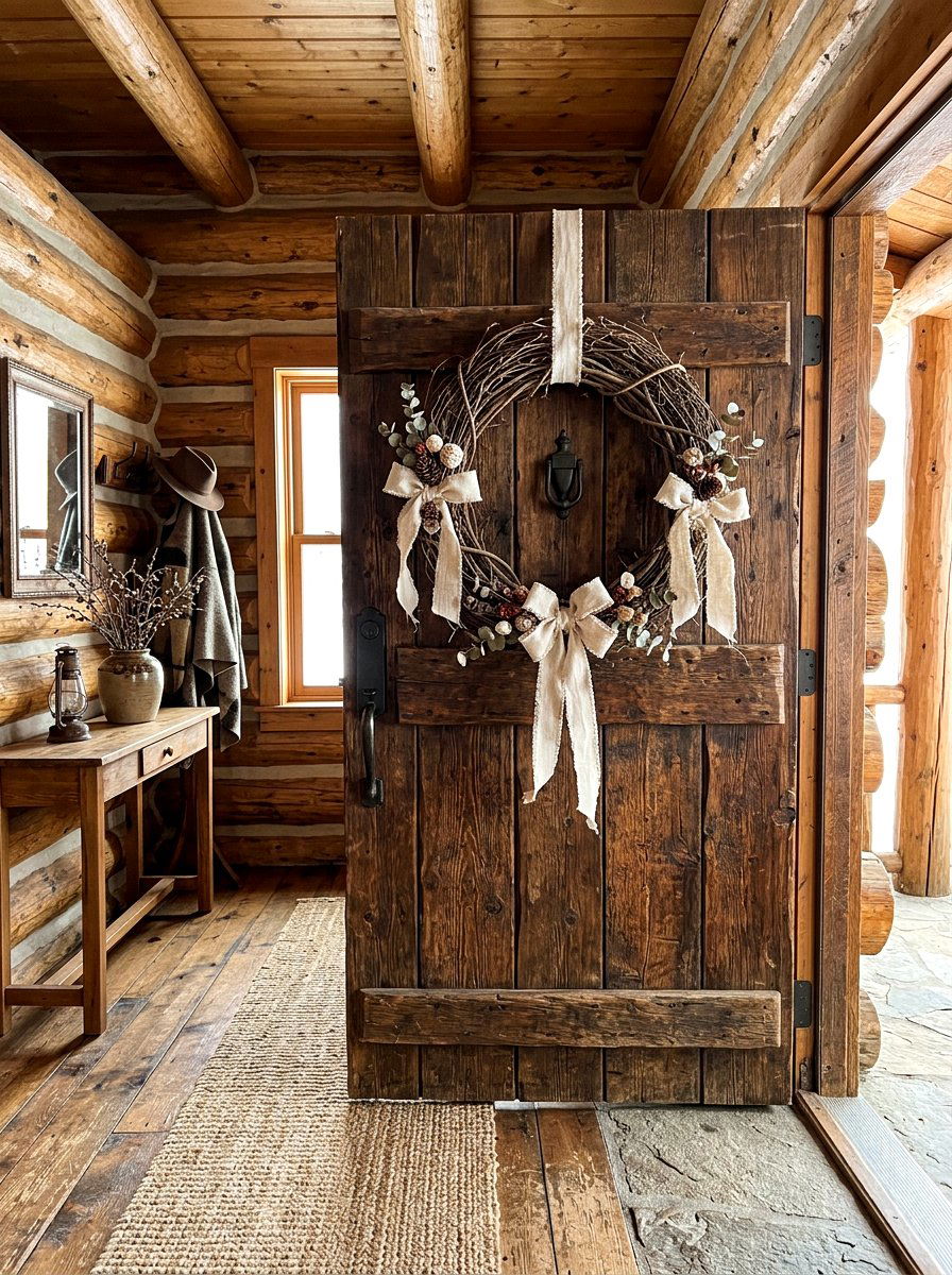 Rustic Twig Ribbon Wreath - 25 Spring Ribbon Wreath Ideas