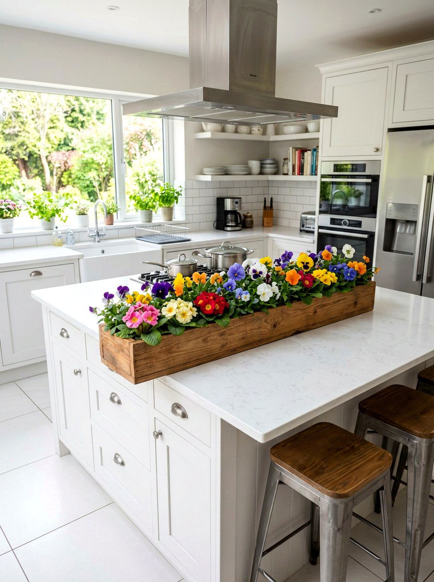 Rustic Wooden Box Floral - 25 Spring Floral Arrangement Ideas