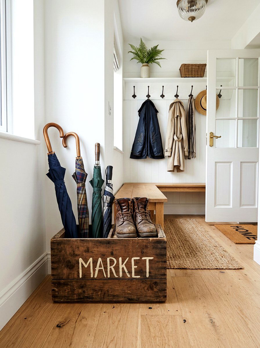 Rustic Wooden Crate - 25 Spring Hand Lettering Decor Ideas