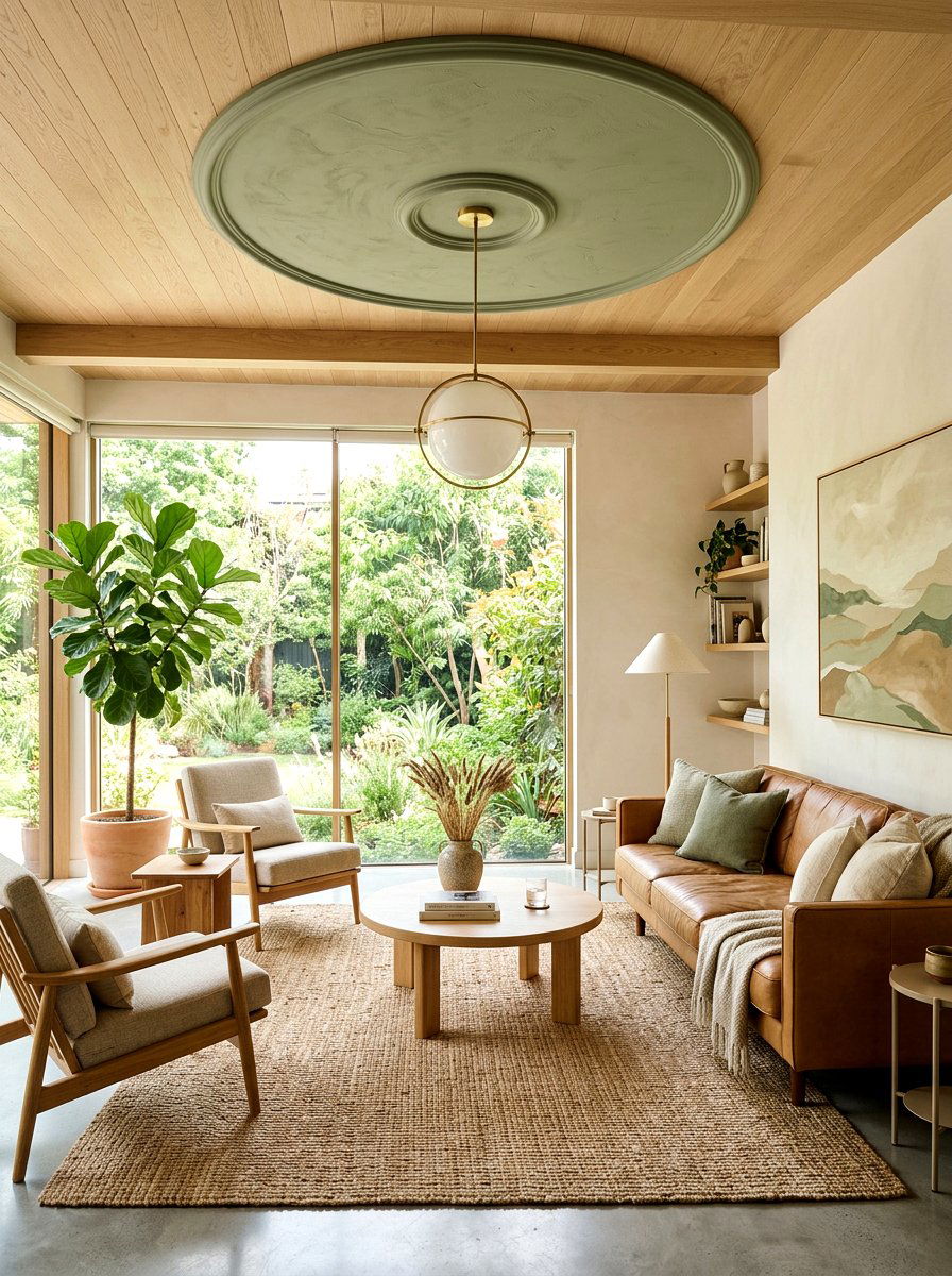 Sage Green Ceiling Decor - 25 Spring Ceiling Medallion Decor Ideas