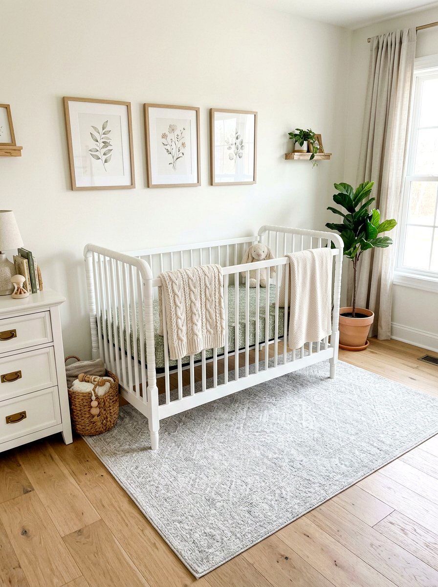 Sage Green Crib Sheet - 25 Spring Crib Decor Ideas
