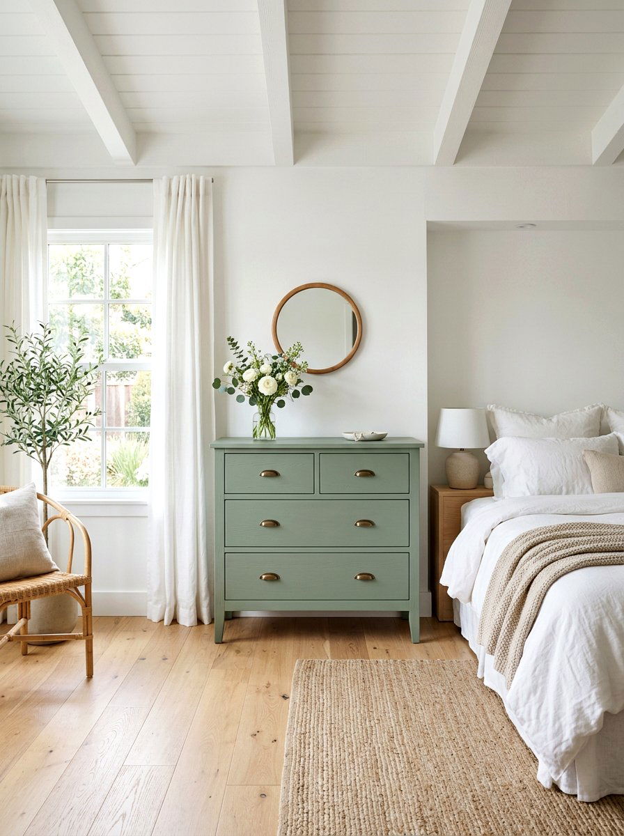 Sage Green Dresser - 25 Spring Chalk Paint Furniture Ideas