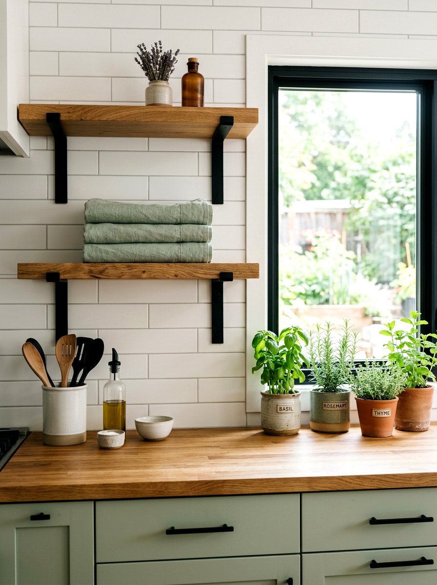 Sage Green Linen - 25 Spring Kitchen Towel Ideas