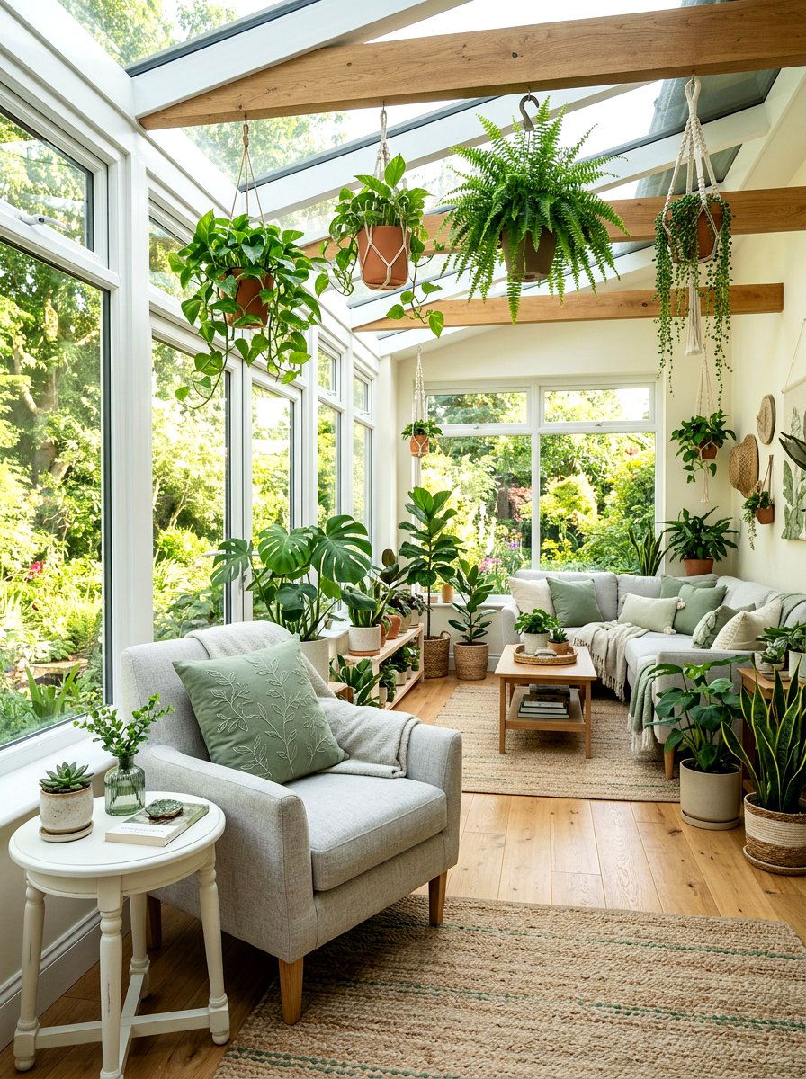 Sage Green Vine Pillow - 25 Spring Embroidered Pillow Ideas