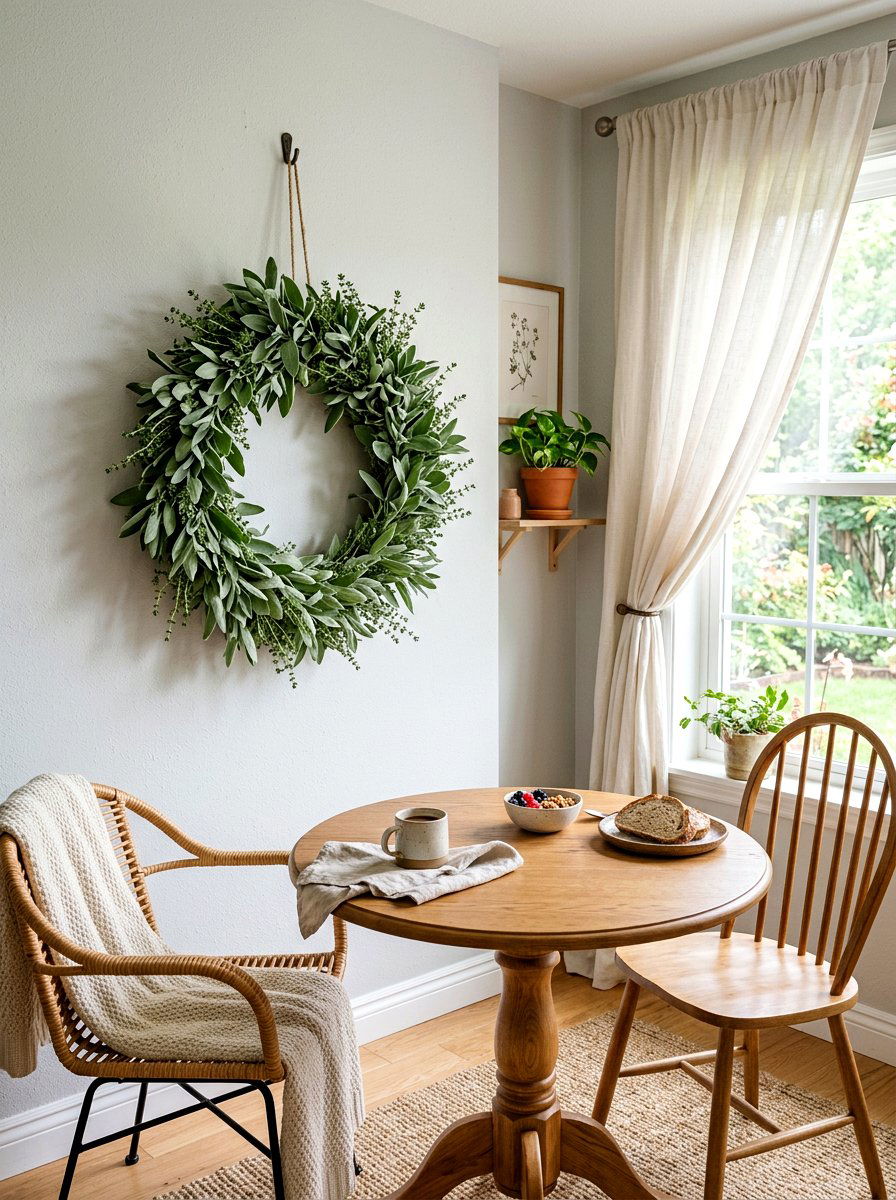 Sage Thyme Wreath - 25 Spring Herb Wreath Ideas