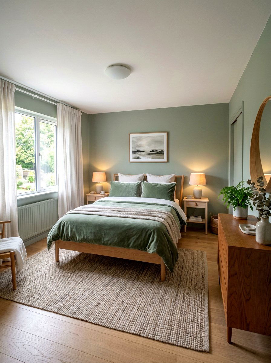 Sage green master bedroom - 25 Spring Sage Green Decor Ideas