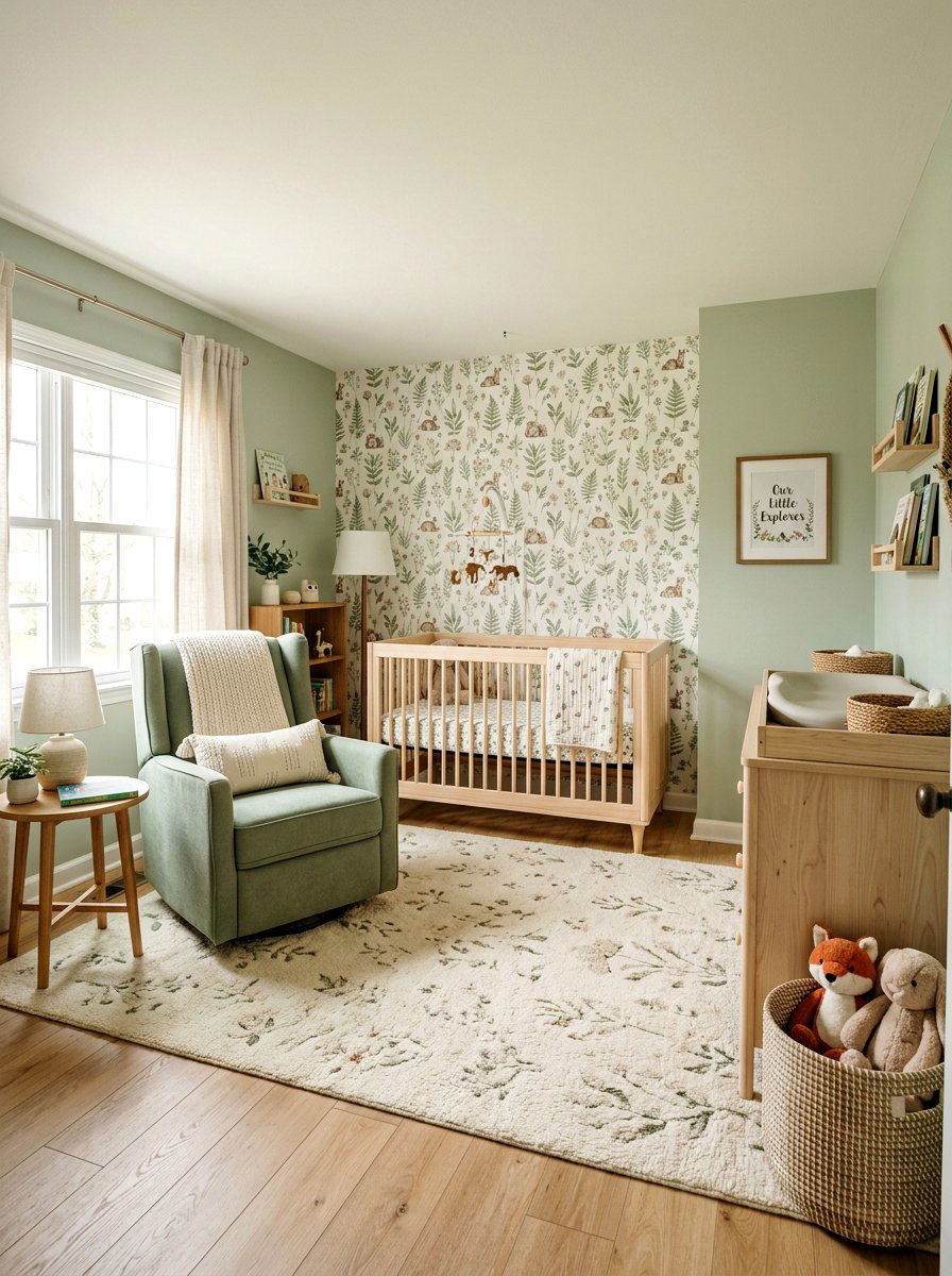 Sage green nursery - 25 Spring Sage Green Decor Ideas