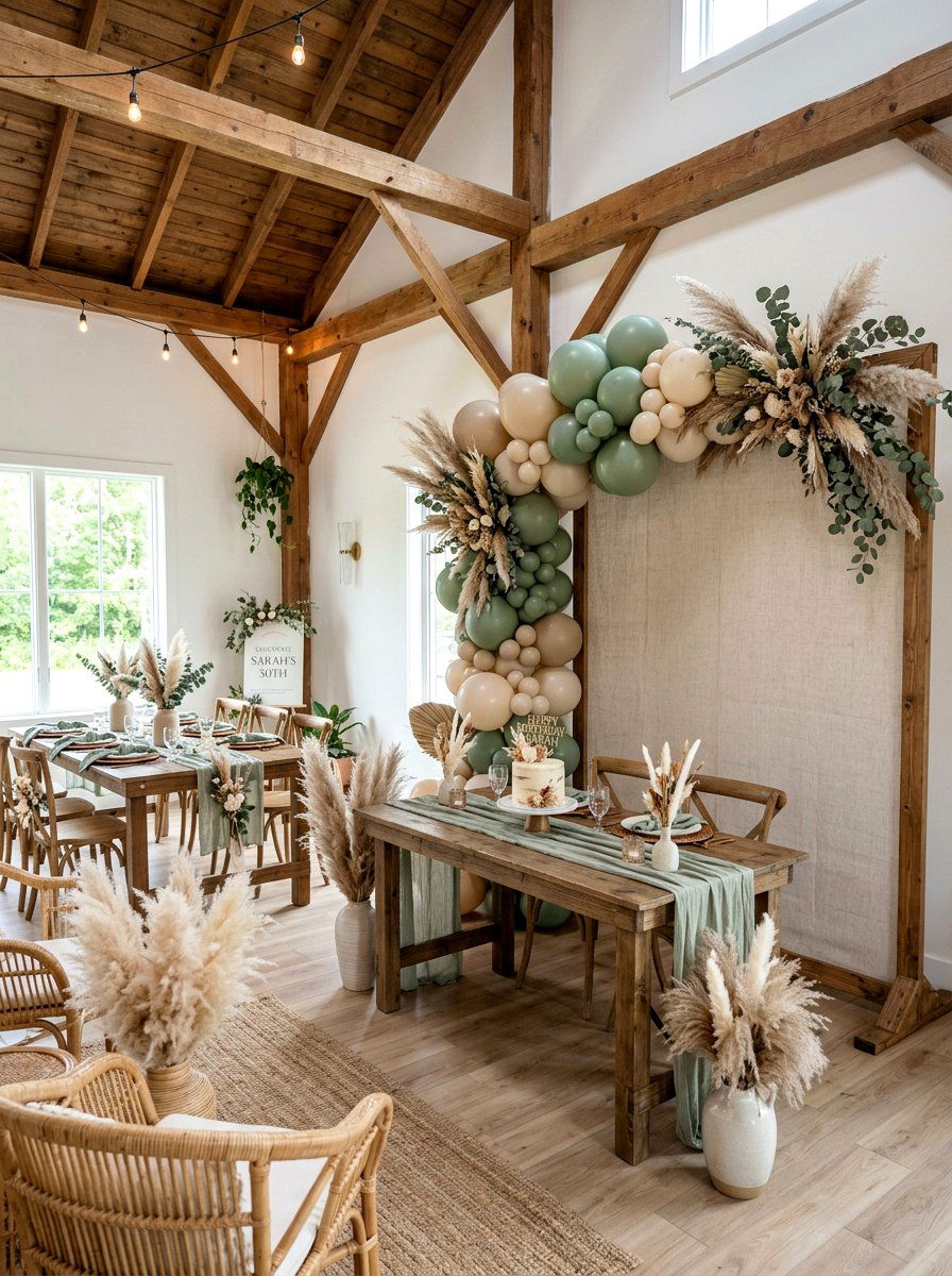 Sage green party decor - 25 Spring First Birthday Decor Ideas