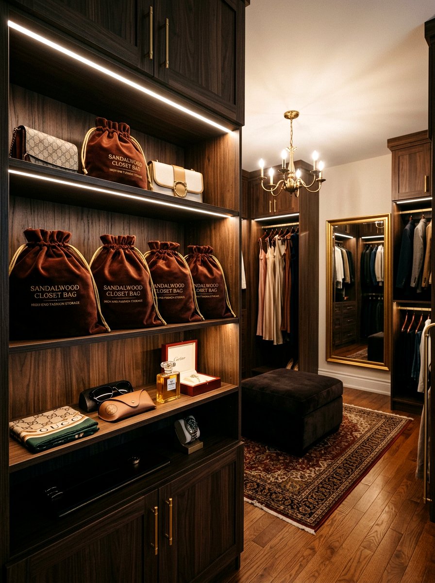 Sandalwood Closet Bag - 25 Spring Sachet Ideas