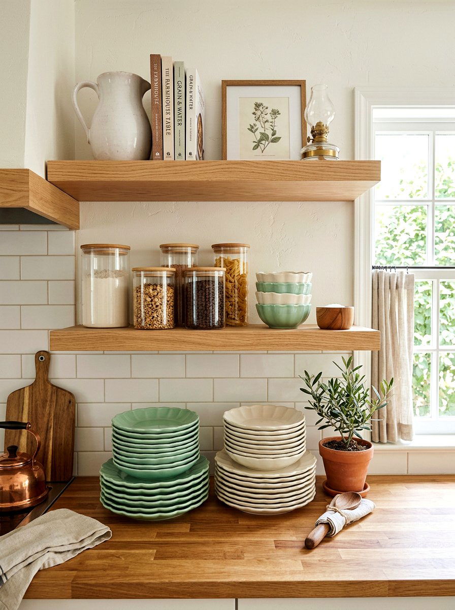 Scalloped Ceramic Plate - 25 Spring Ceramic Decor Ideas