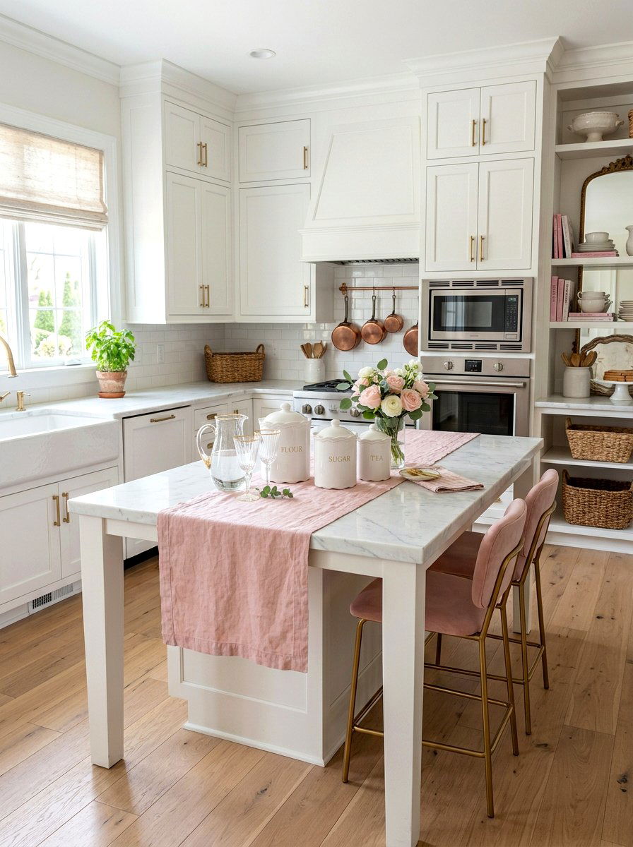 Scalloped Edge Canisters - 25 Spring Kitchen Canisters Ideas