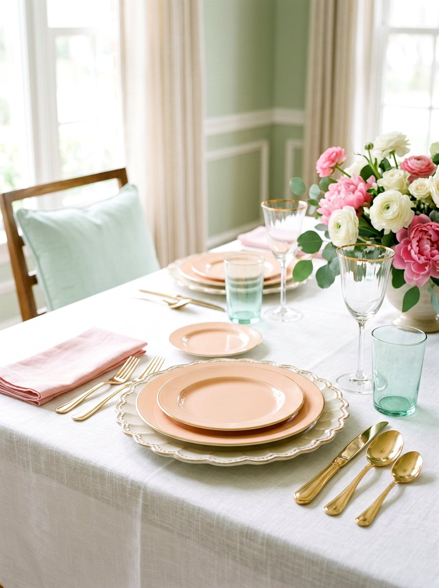 Scalloped Edge Charger - 25 Spring Charger Plate Ideas