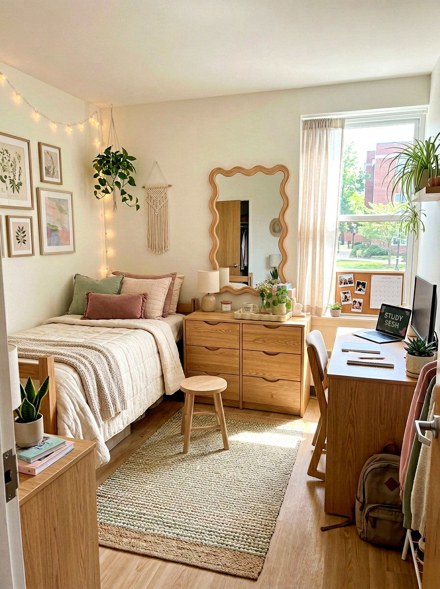 Scalloped Edge Decor - 25 Spring Dorm Room Decor Ideas