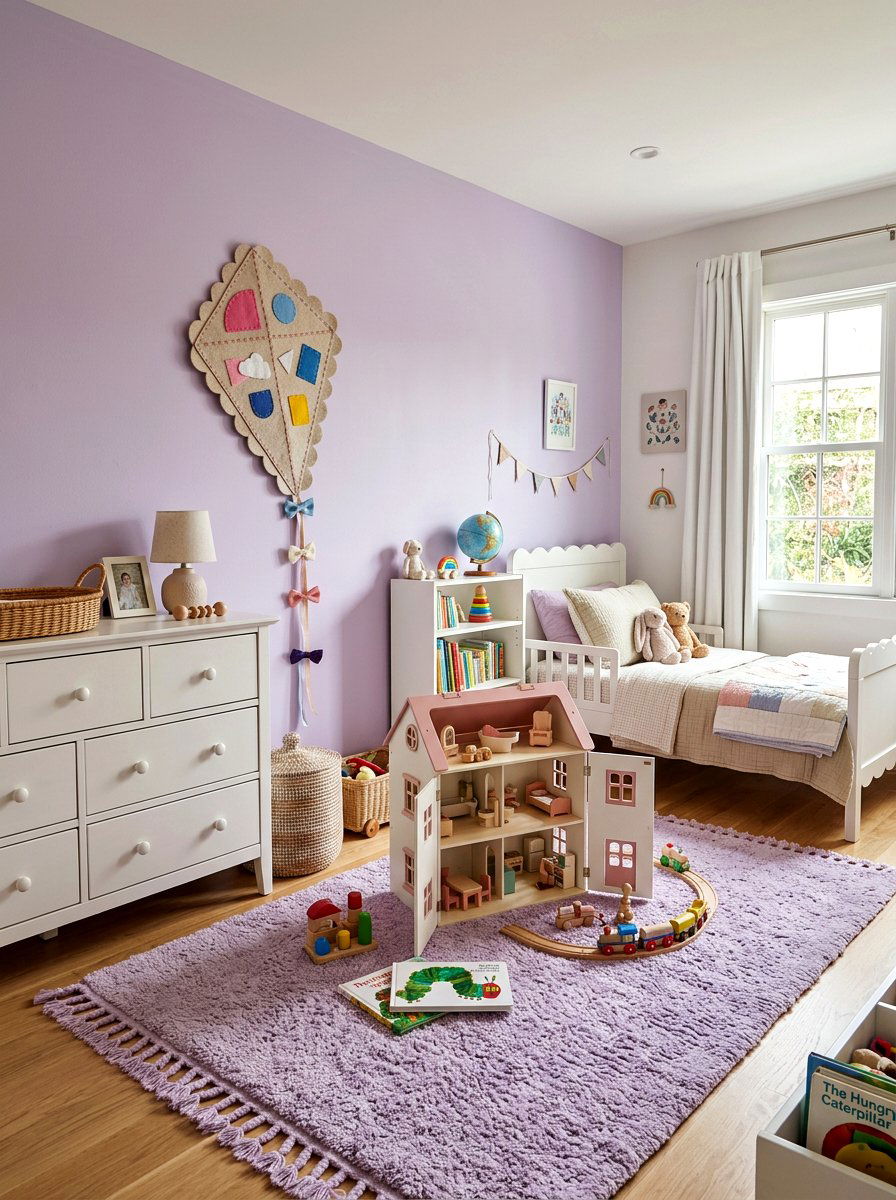 Scalloped Edge Felt Kite - 25 Spring Kite Decor Ideas