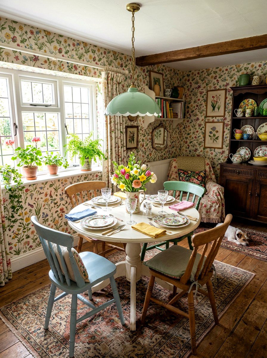 Scalloped Edge Pendant - 25 Spring Dining Room Chandelier Ideas