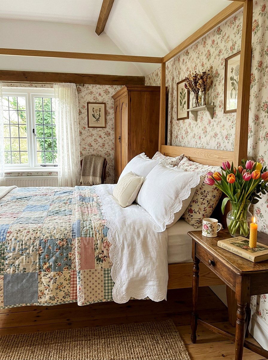 Scalloped Edge Pillow Cover - 25 Spring Bedroom Pillow Ideas