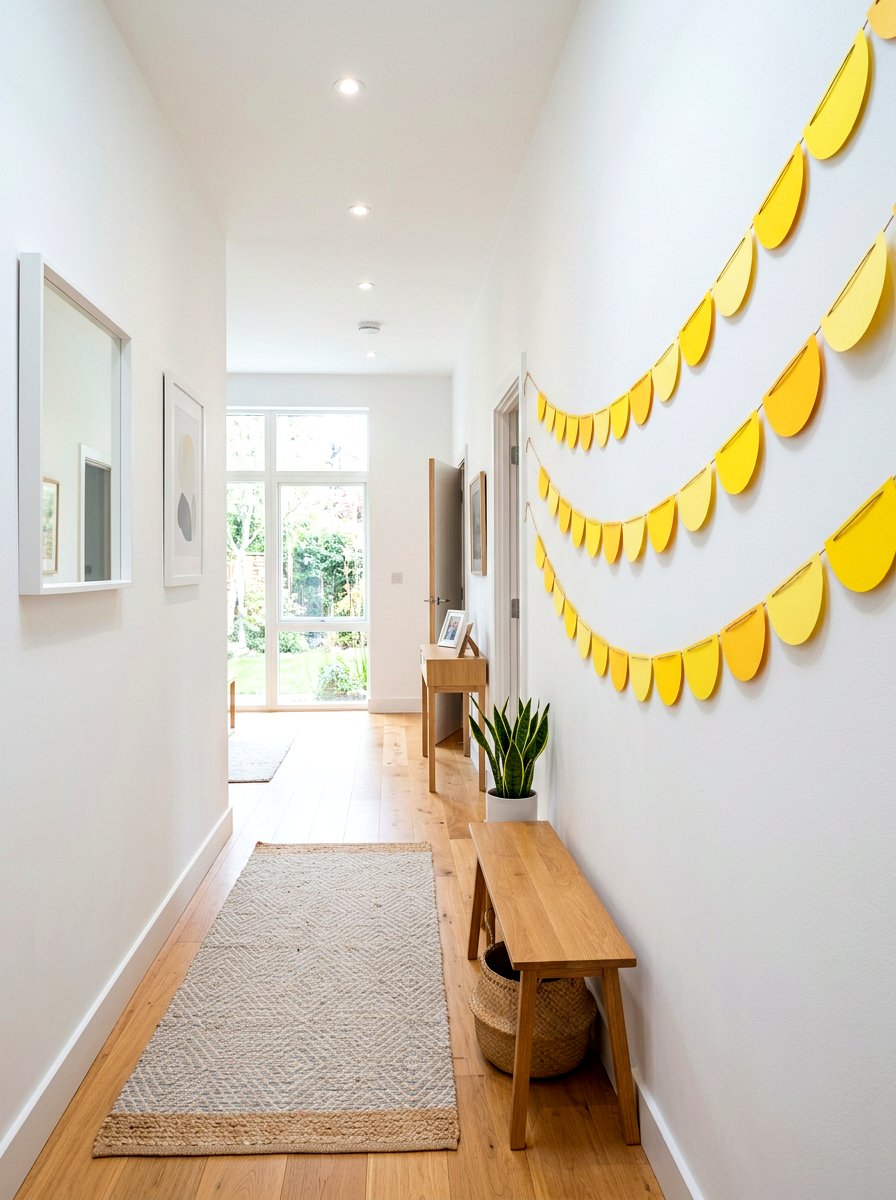 Scalloped Paper Garland - 25 Spring DIY Garland Ideas