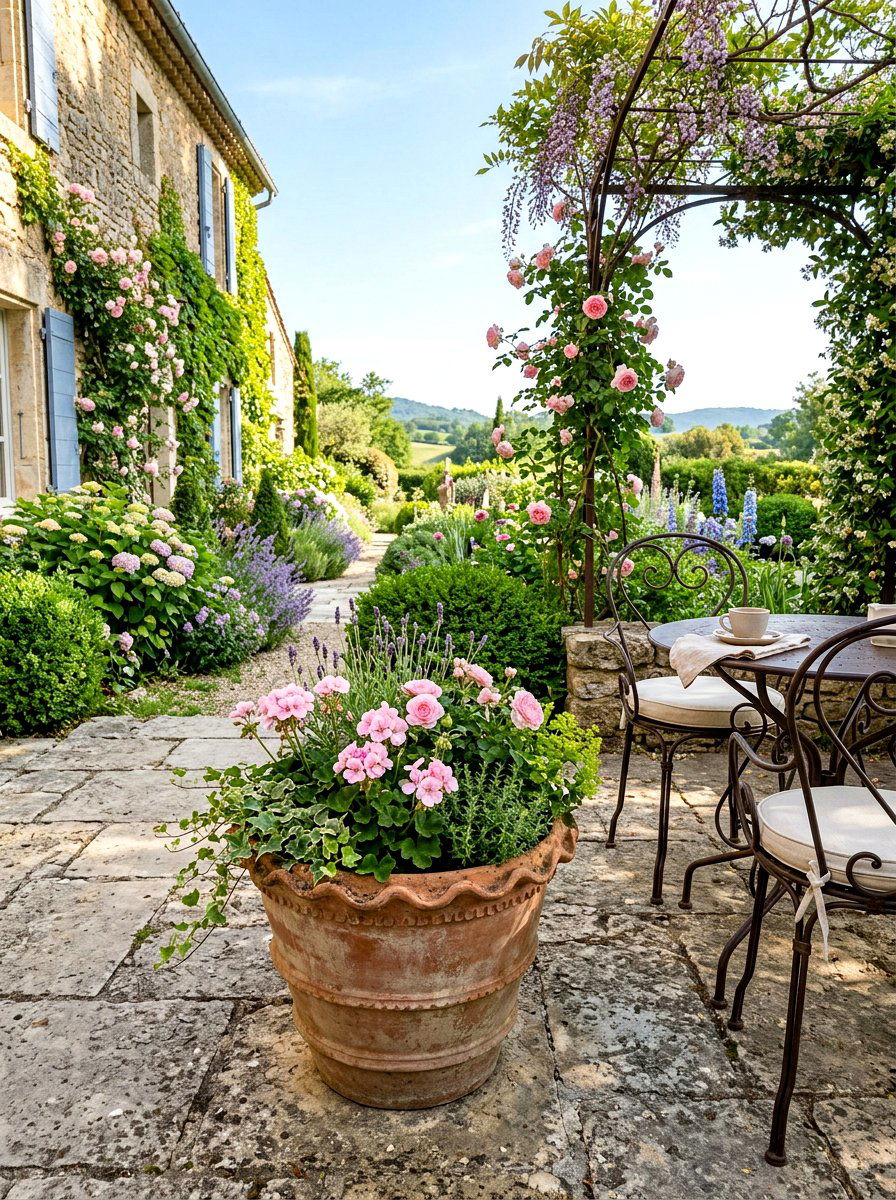 Scalloped rim pot - 25 Spring Terracotta Pot Ideas