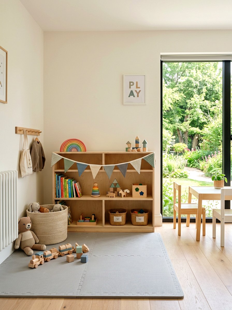 Scandi Playroom Bunting - 25 Spring Fabric Bunting Ideas