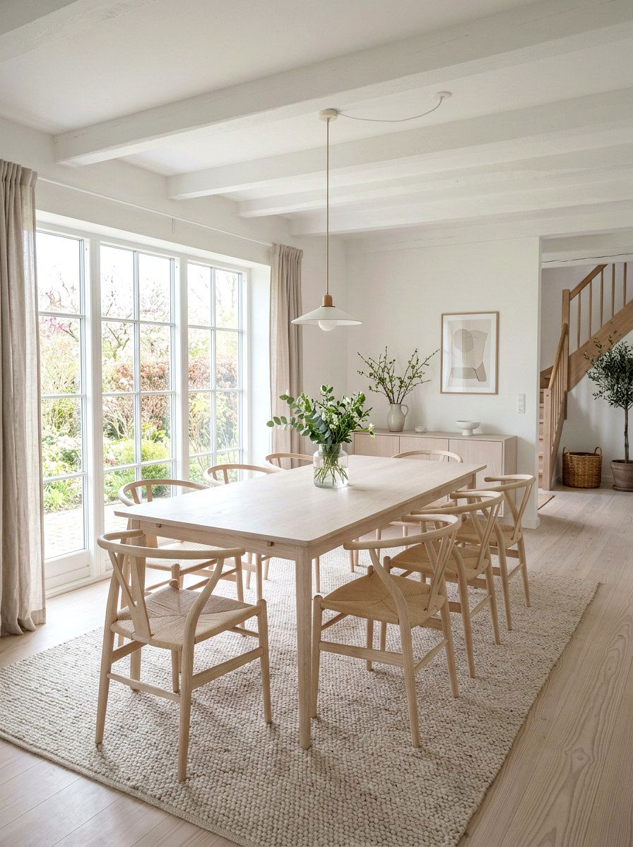 Scandi Spring Dining - 25 Spring Dinner Party Decor Ideas