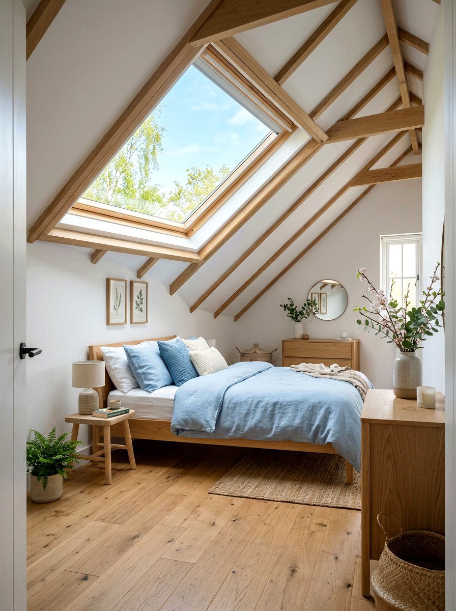 Scandinavian Attic Bedroom Spring - 25 Spring Scandinavian Decor Ideas