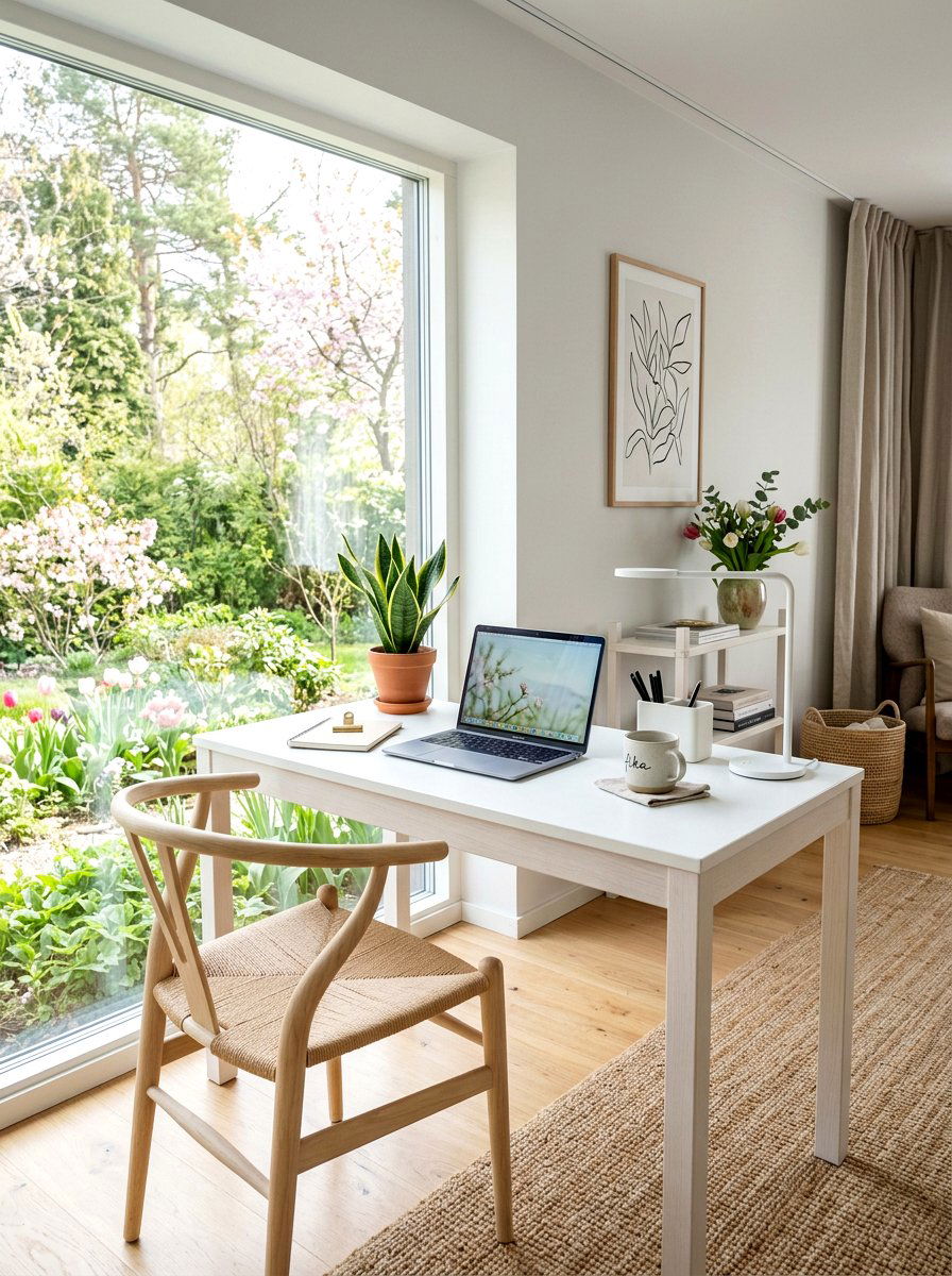 Scandinavian Home Office Spring - 25 Spring Scandinavian Decor Ideas