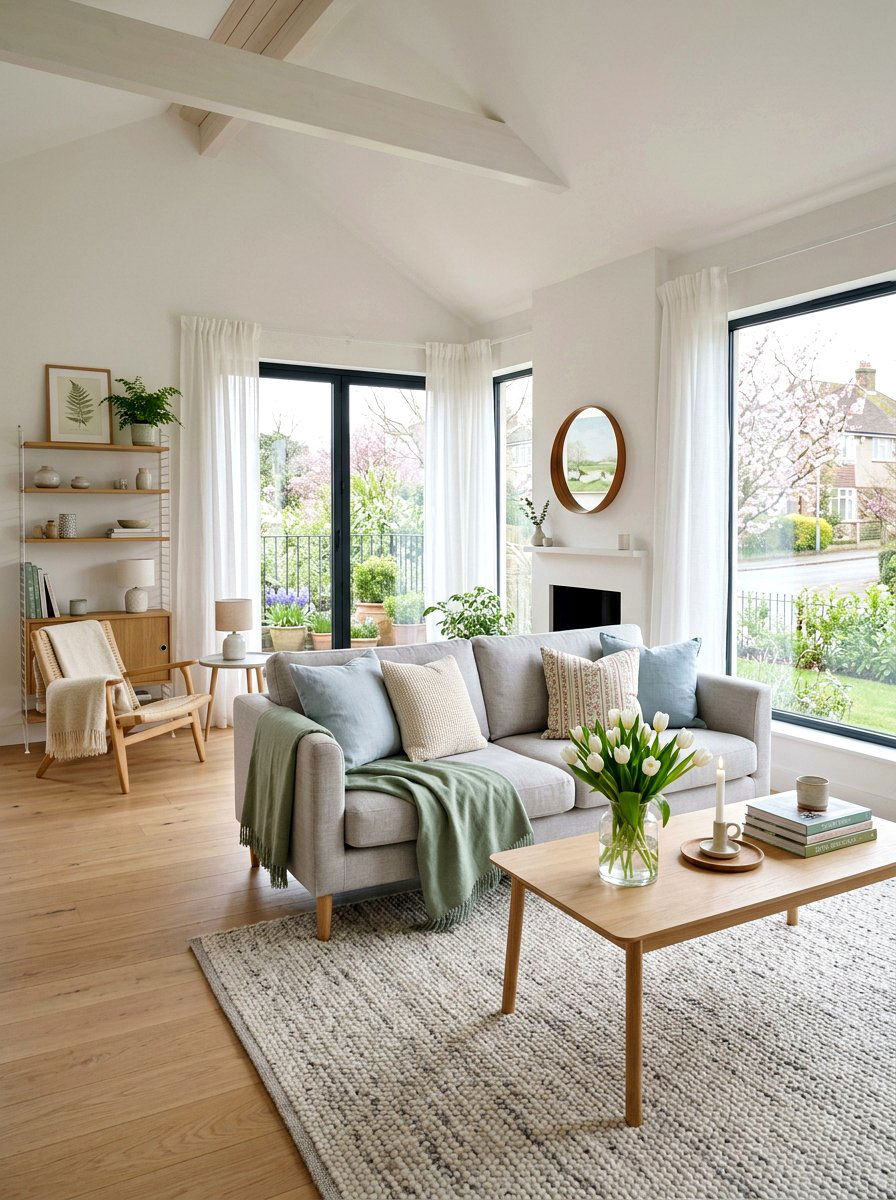 Scandinavian Living Room Spring - 25 Spring Scandinavian Decor Ideas