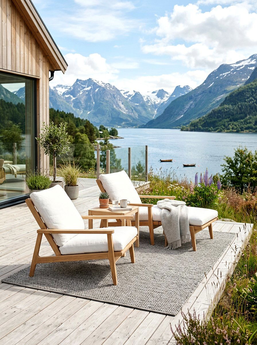 Scandinavian Outdoor Furniture - 25 Spring Rooftop Decor Ideas