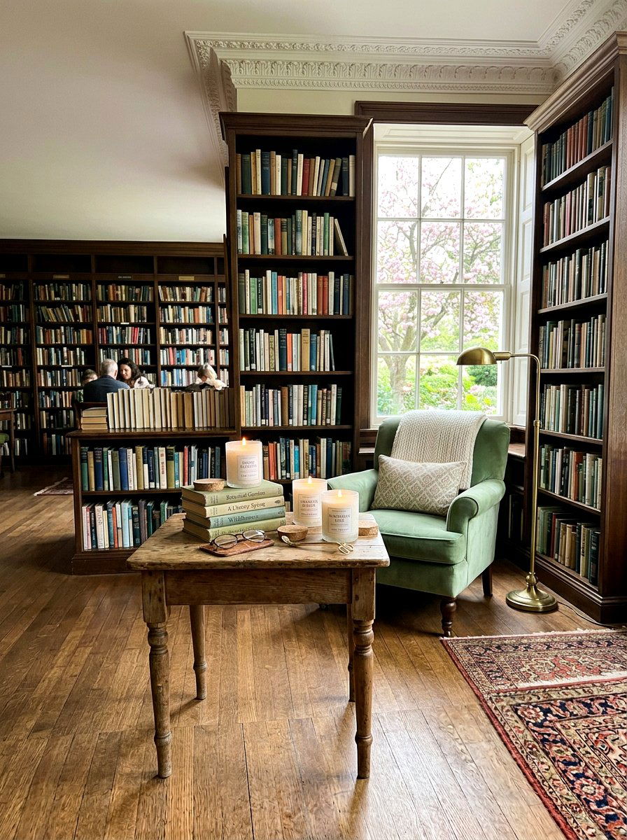 Scent plays a major role - 25 Spring Library Decor Ideas